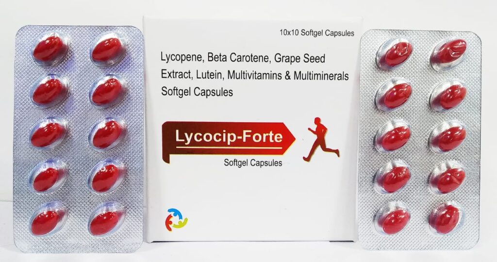 Lycopene With Multivitamin + Multimineral Softgel Capsules Manufacturer